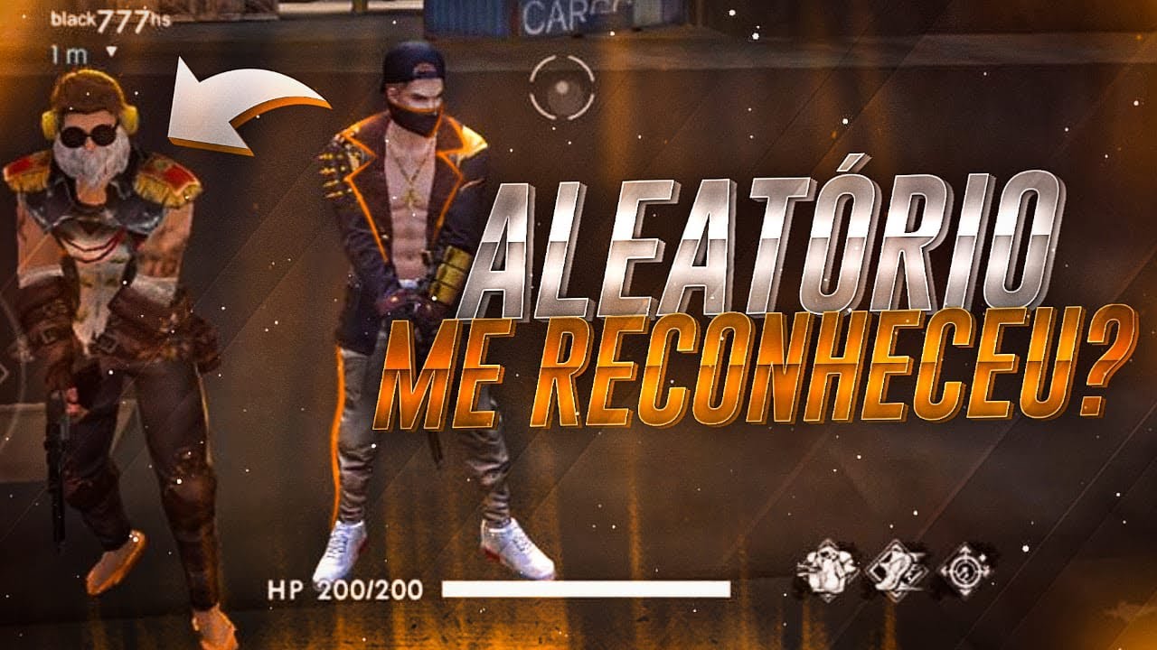JOGUEI COM ALEATÓRIO E ELE FICOU EMOCIONADO AO ME VER - FREE FIRE MOBILE
