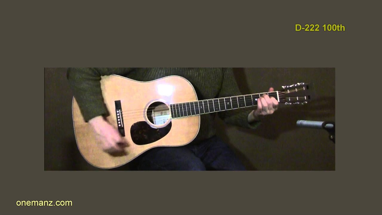 Martin D-222 100th Anniversary Dreadnought Review - One Man's Guitar