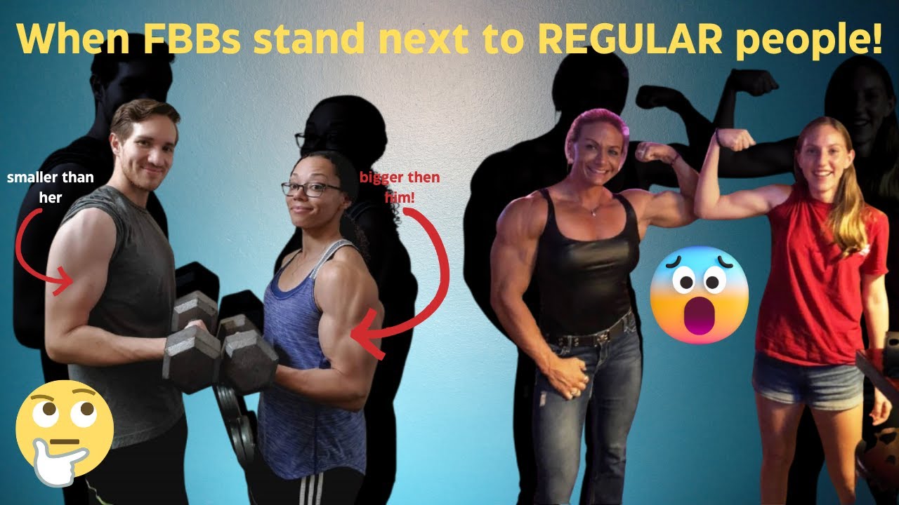 When FBBs stand next to REGULAR people 😱 😱 😱