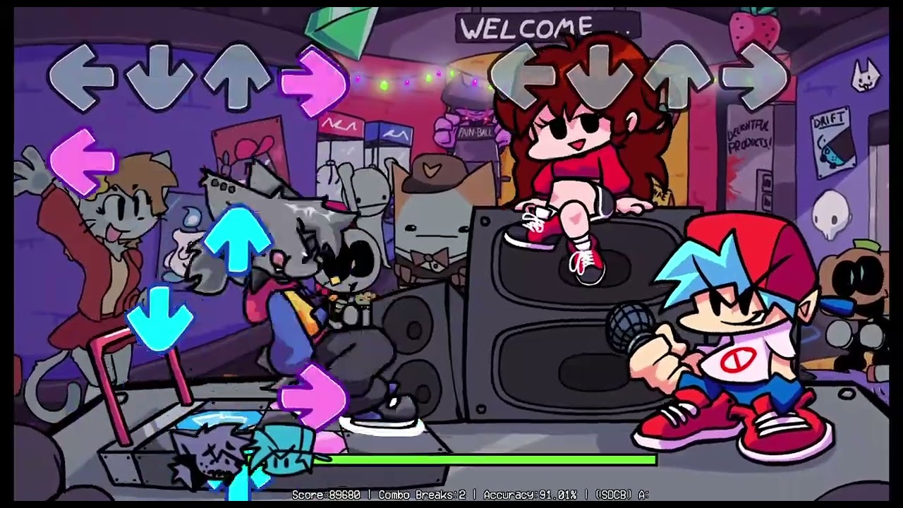 fnf arcade showdown nyaw
