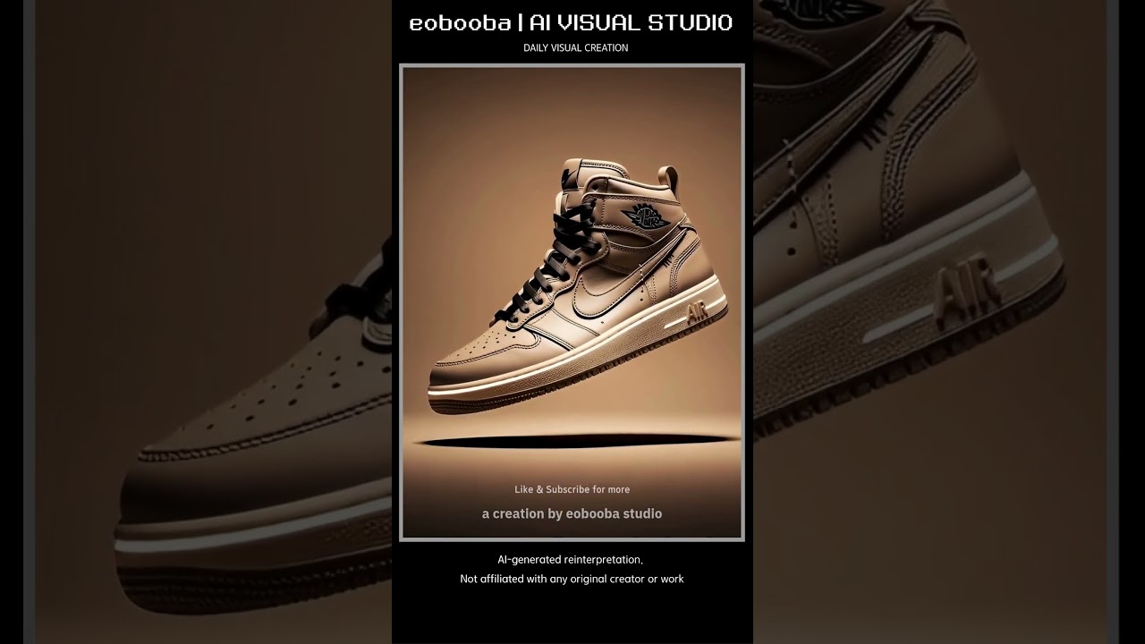 Nike Off-White Air Force 1 | AI Reimagined Kicks | eobooba studio