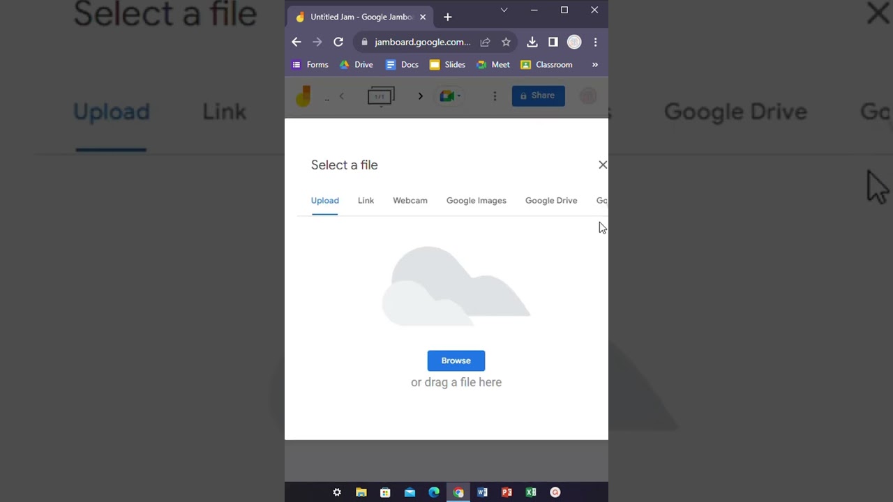 How to add background image in JamBoard and save it as image file