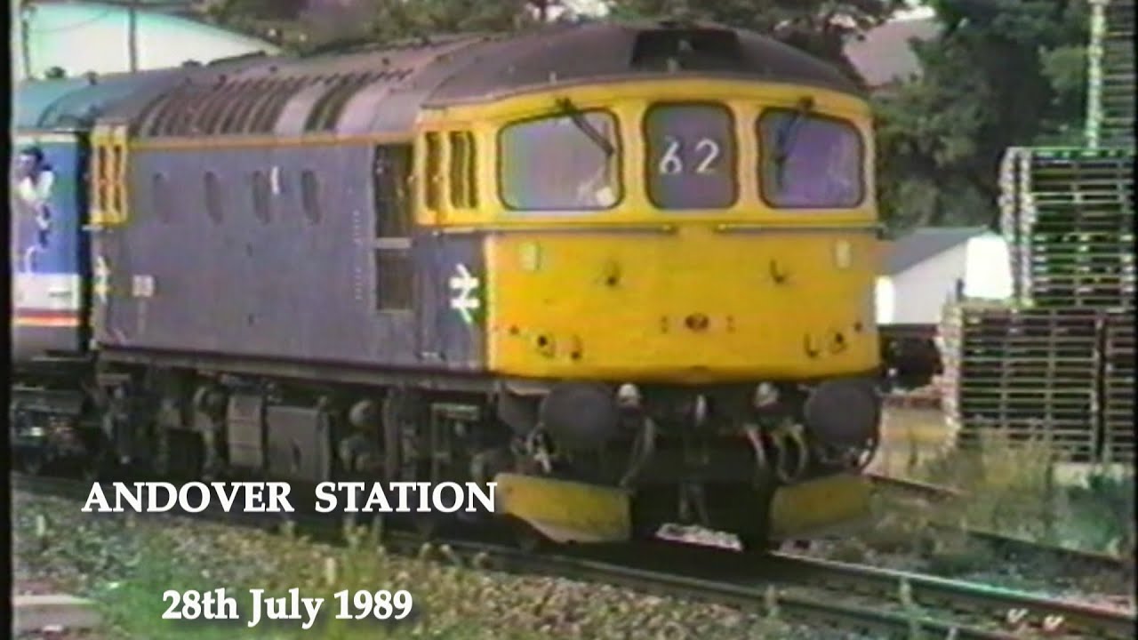 BR in the 1980s Andover Station on 28th July 1989