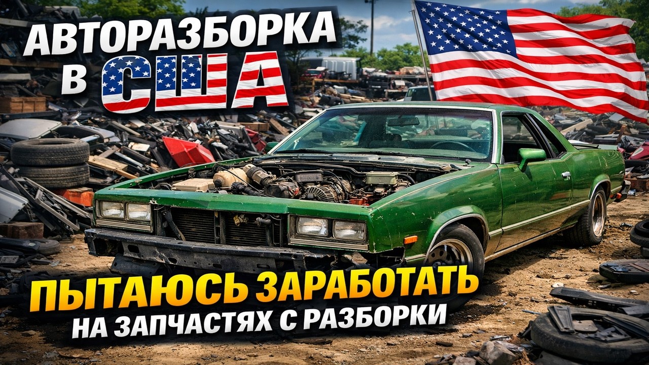 Авторазборка в США,Нашёл Chevrolet El Camino ,Расстрелянная BMW x1 ,упаковка посылок, #16