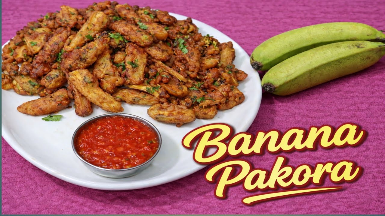 ऐसा केला पकौड़े कभी नहीं खाया होगा! | 🍌एकदम कुरकुरे | banana pakora recipe | tranding recipe 