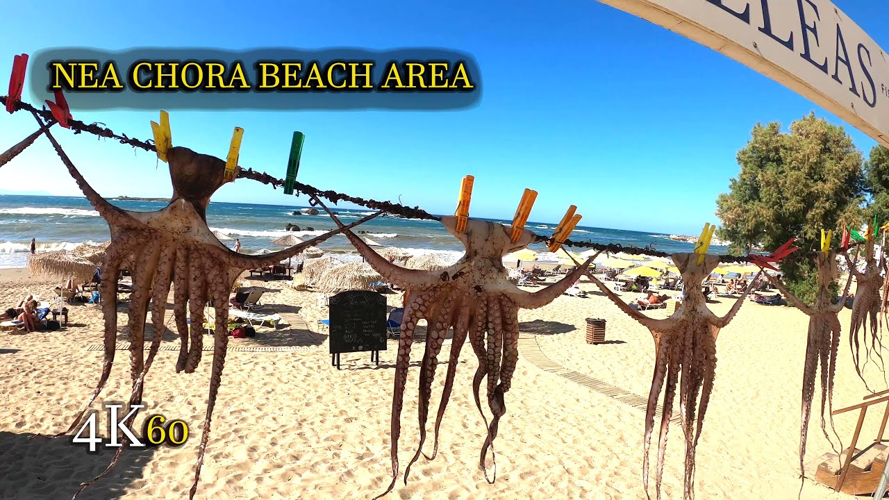Why Does Everyone Like Virtual tour in Nea Chora Beach? - 4K Walking Tour