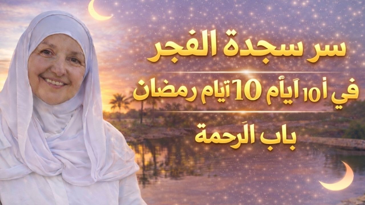 سرّ سجدة الفجر في أول 10 أيام من رمضان | باب الرحمة |  د. هيفاء يونس