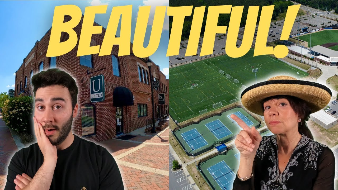 Holly Springs North Carolina Downtown Walk-through & Best Parks!