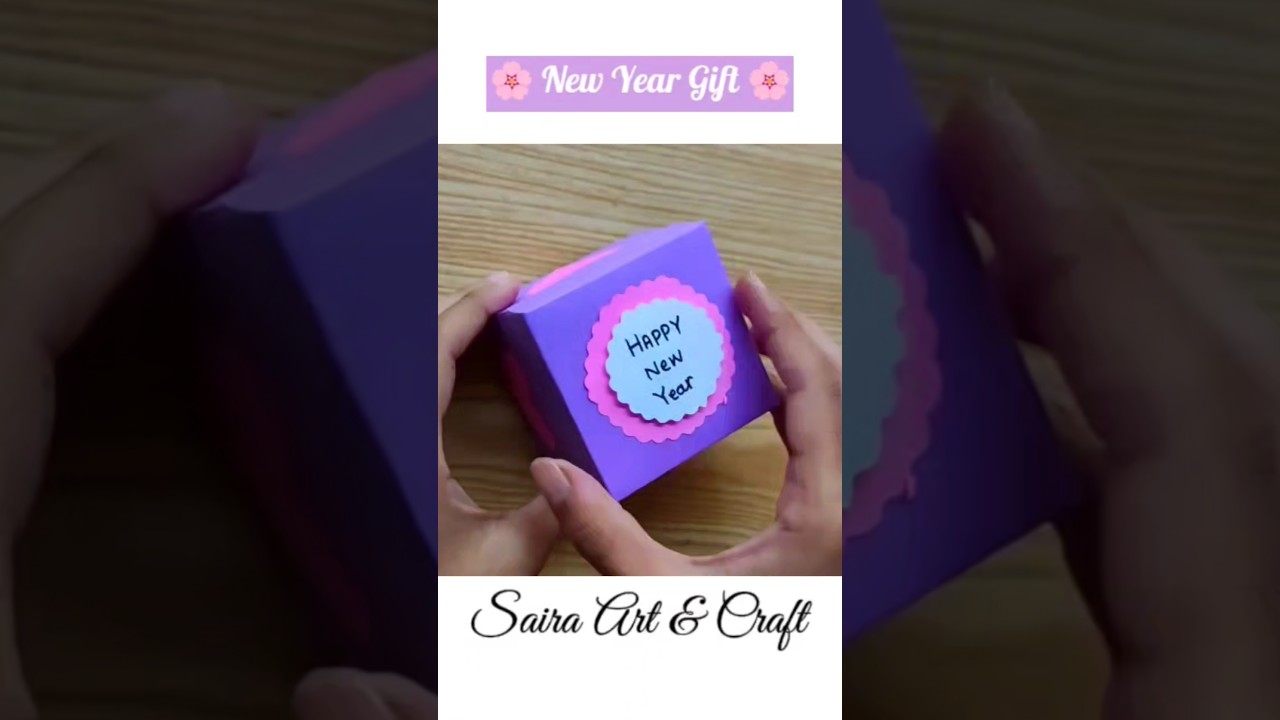 New Year gift idea 🌸🎉 #shorts #newyeargift #giftboxdea #explosionbox #newyeargiftbox