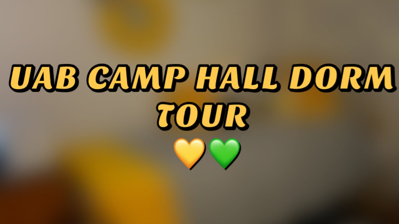 UAB CAMP HALL DORM TOUR // DiaveonJ.