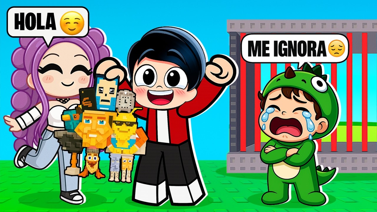 IGNORING MY LITTLE BROTHER on ROBLOX 😈 | JOKE GOES WRONG 😱