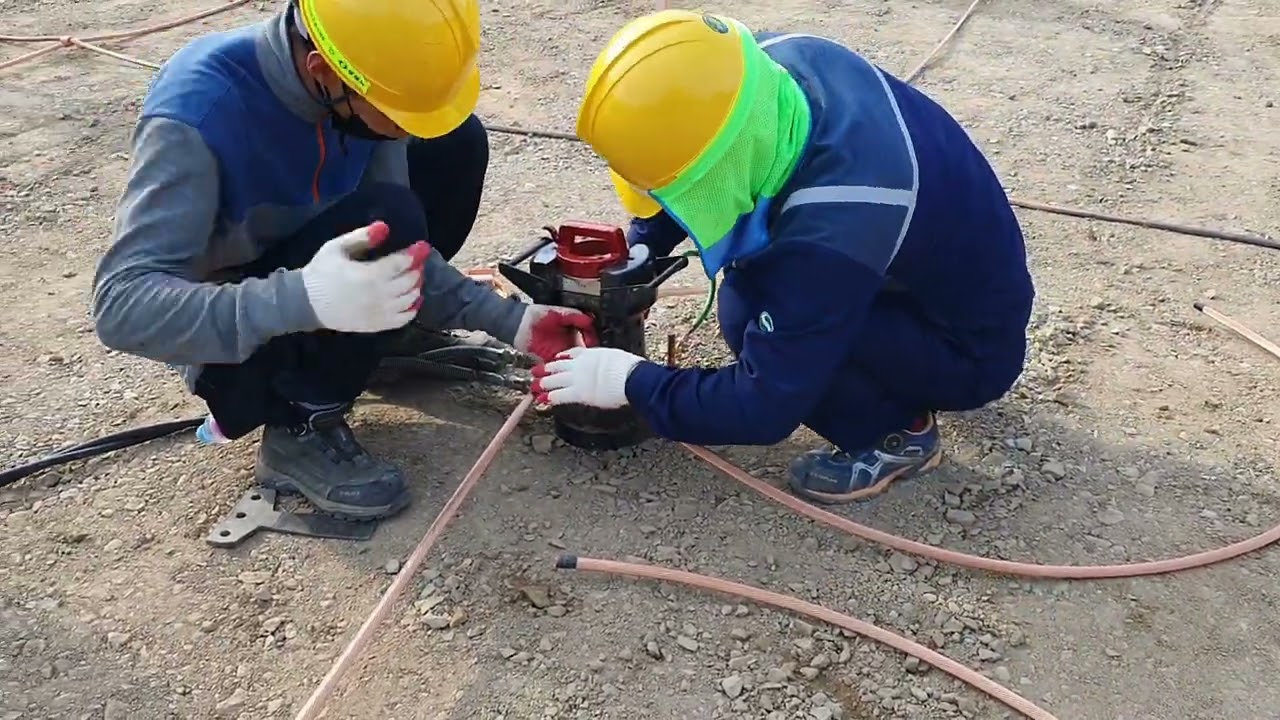 변전소 메쉬 접지공사