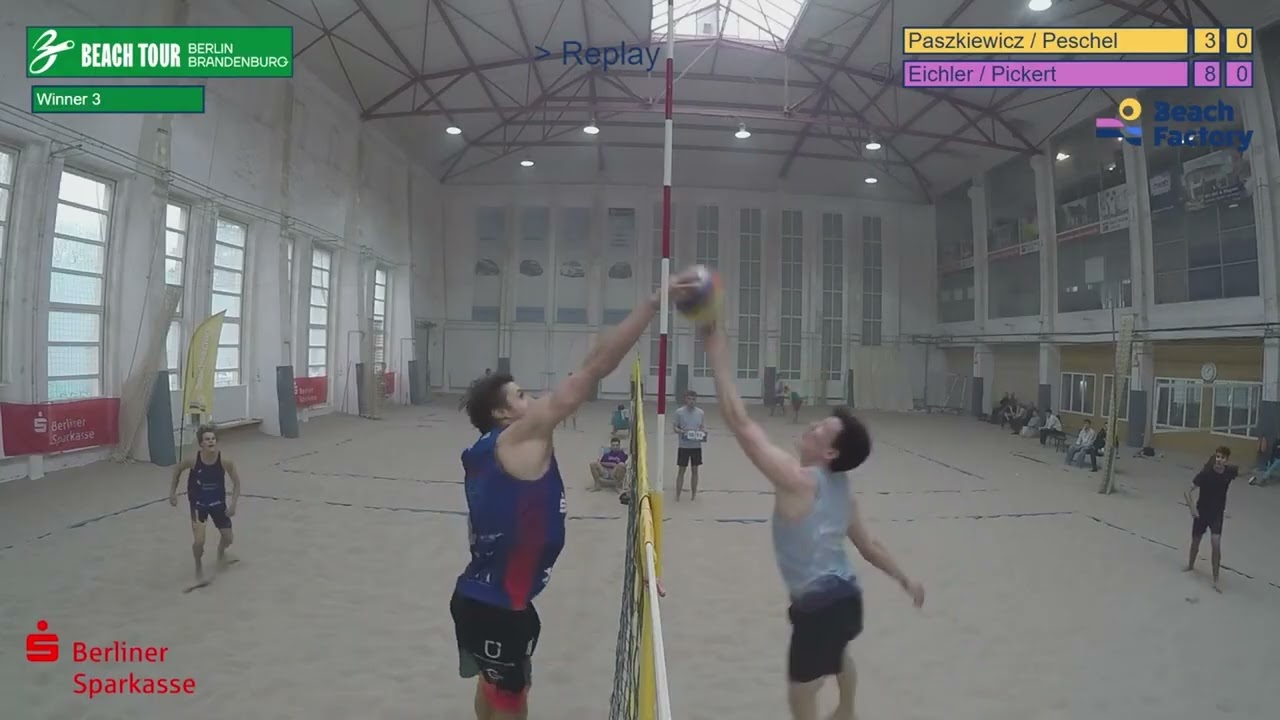 BF Berliner Sparkasse A+Cup@BeachVBM - Spiel 22 - Paszkiewicz/Peschel vs. Eichler/Pickert