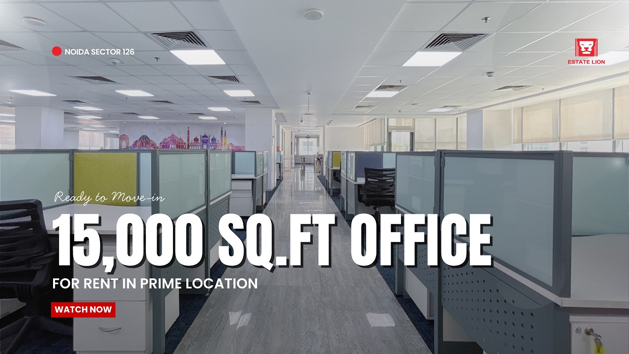 Biggest Furnished Office in Sector 126 Noida? 15,000 Sq.Ft. with Food Court, Gym & Metro Access