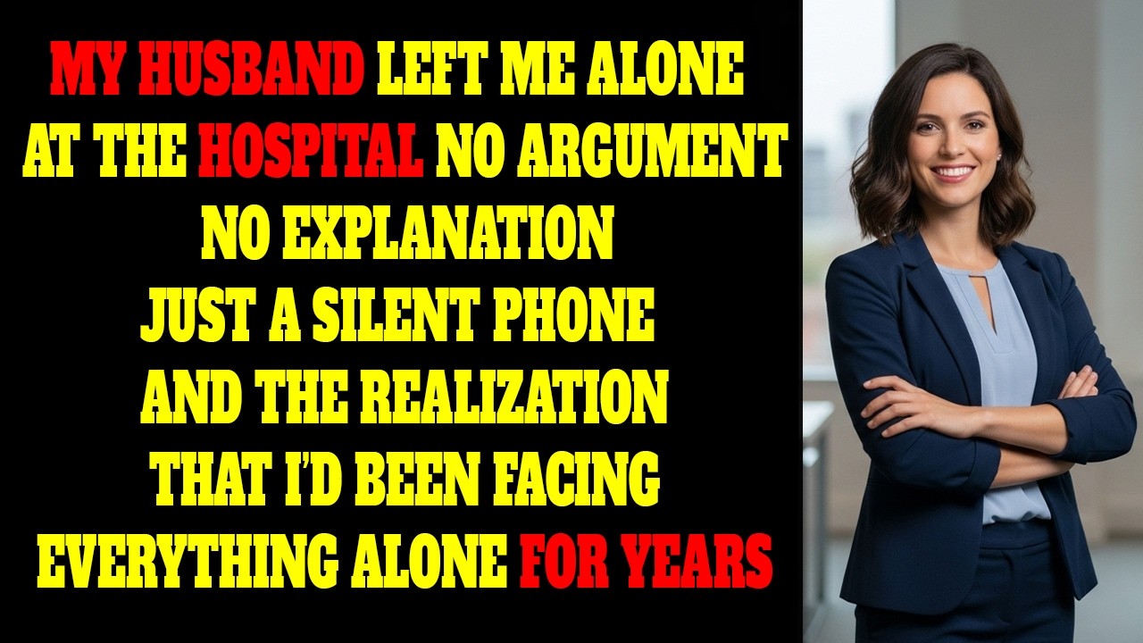 My Husband Left Me Alone at the Hospital — And That Silence Changed Everything
