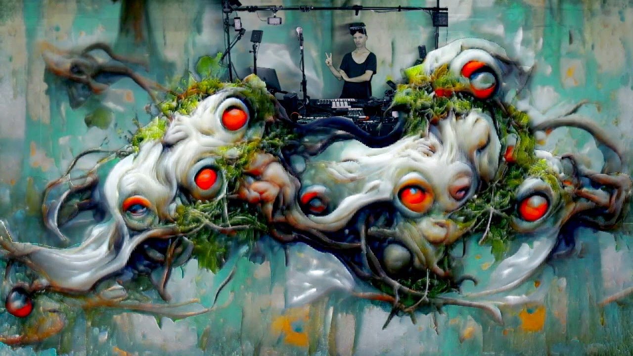 Gnosis -  Faerytale (1995) - VQGAN CLIP realtime music video livestream