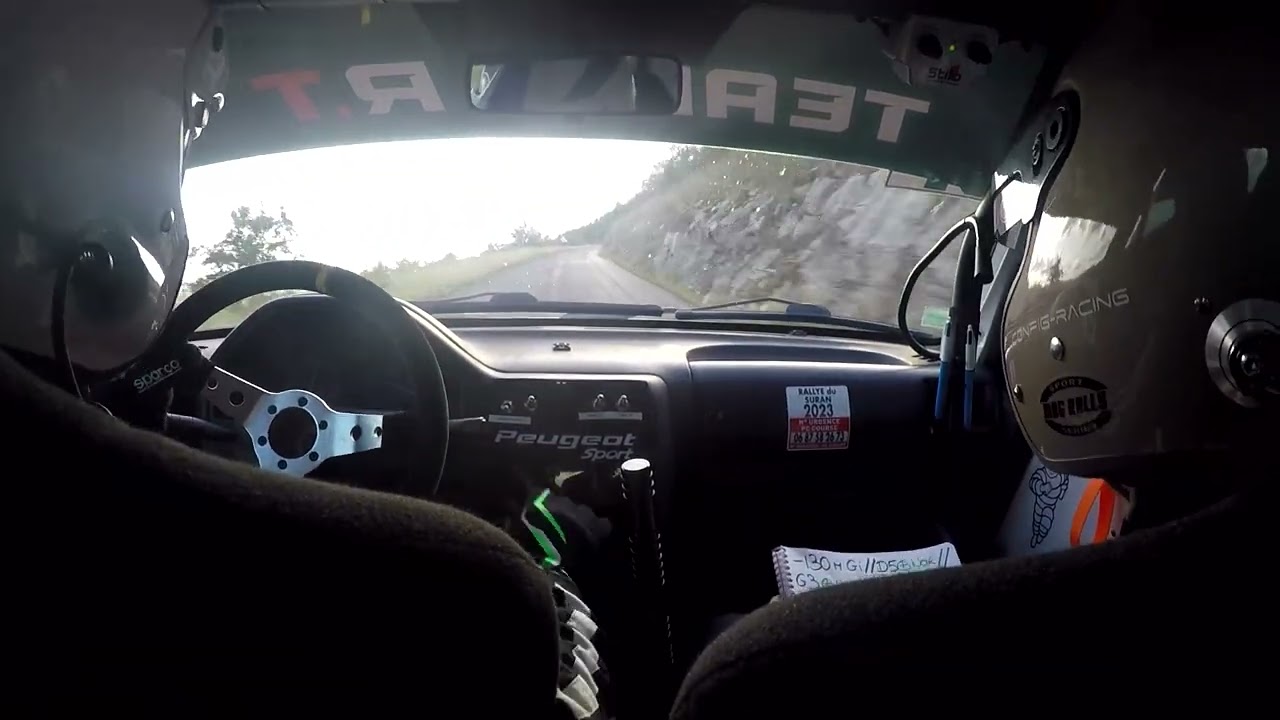 Rallye du Suran 2023 (ES7) : Jérémy Bouvier - Tiphanie Geoffray - Peugeot 106 S16 A6