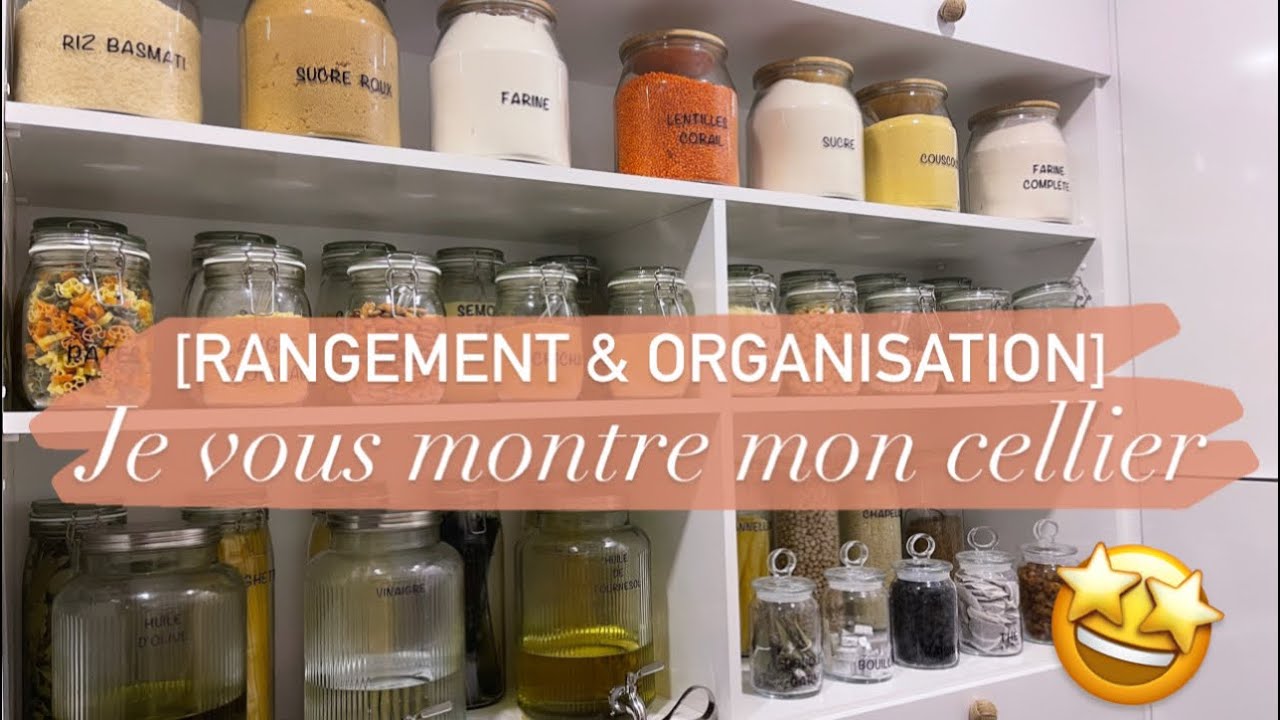 [RANGEMENT & ORGANISATION] 🤩Je vous montre mon cellier |Partie 2|