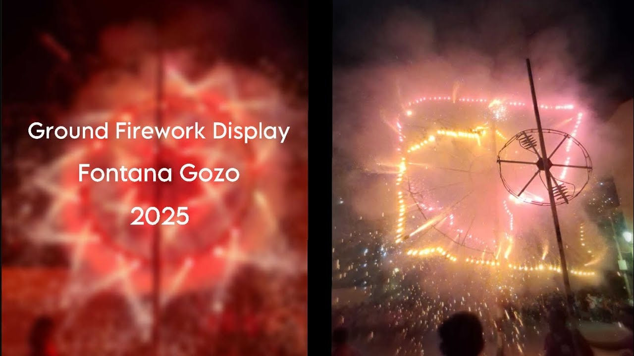 GROUND FIREWORK DISPLAY [FESTA FONTANA 2025] 💥