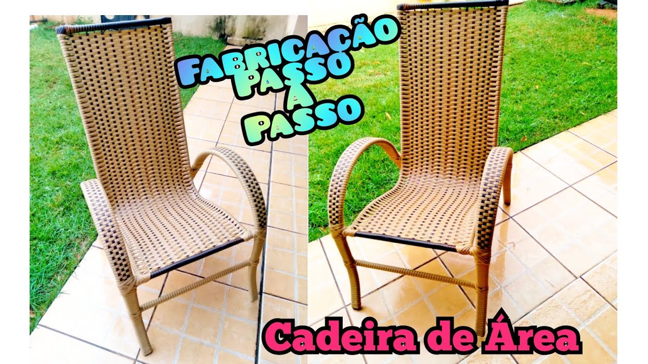 Cadeira de Área, Braço Largo, Fabricação Passo a Passo