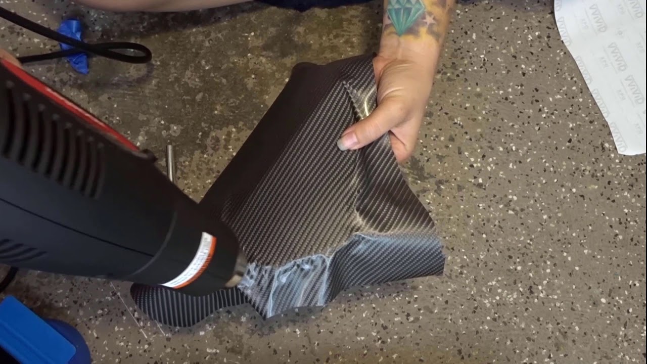 Vinyl wrap to cover foam cosplay, the basics