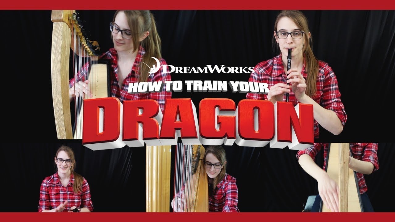 For the Dancing and the Dreaming - How to Train Your Dragon 2 (Harp Cover) | Samantha Ballard