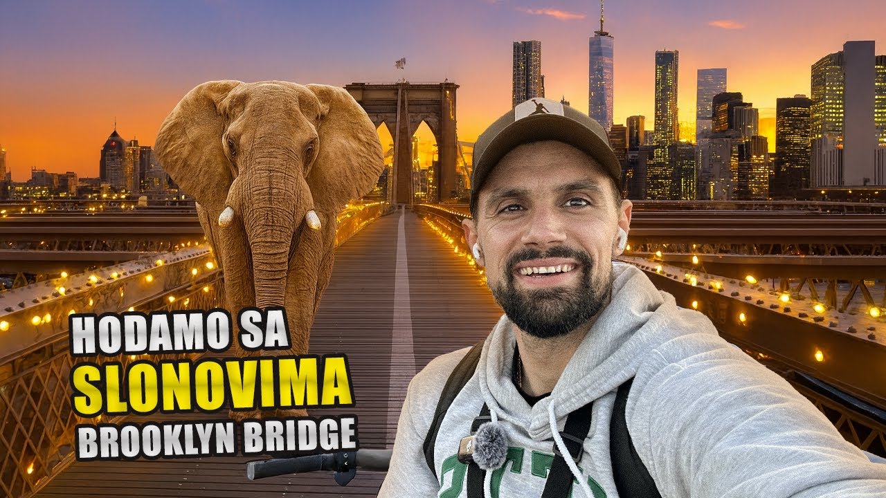 Šetnja Brooklyn Bridgeom + vožnja trainom kroz NYC 🚇🌉