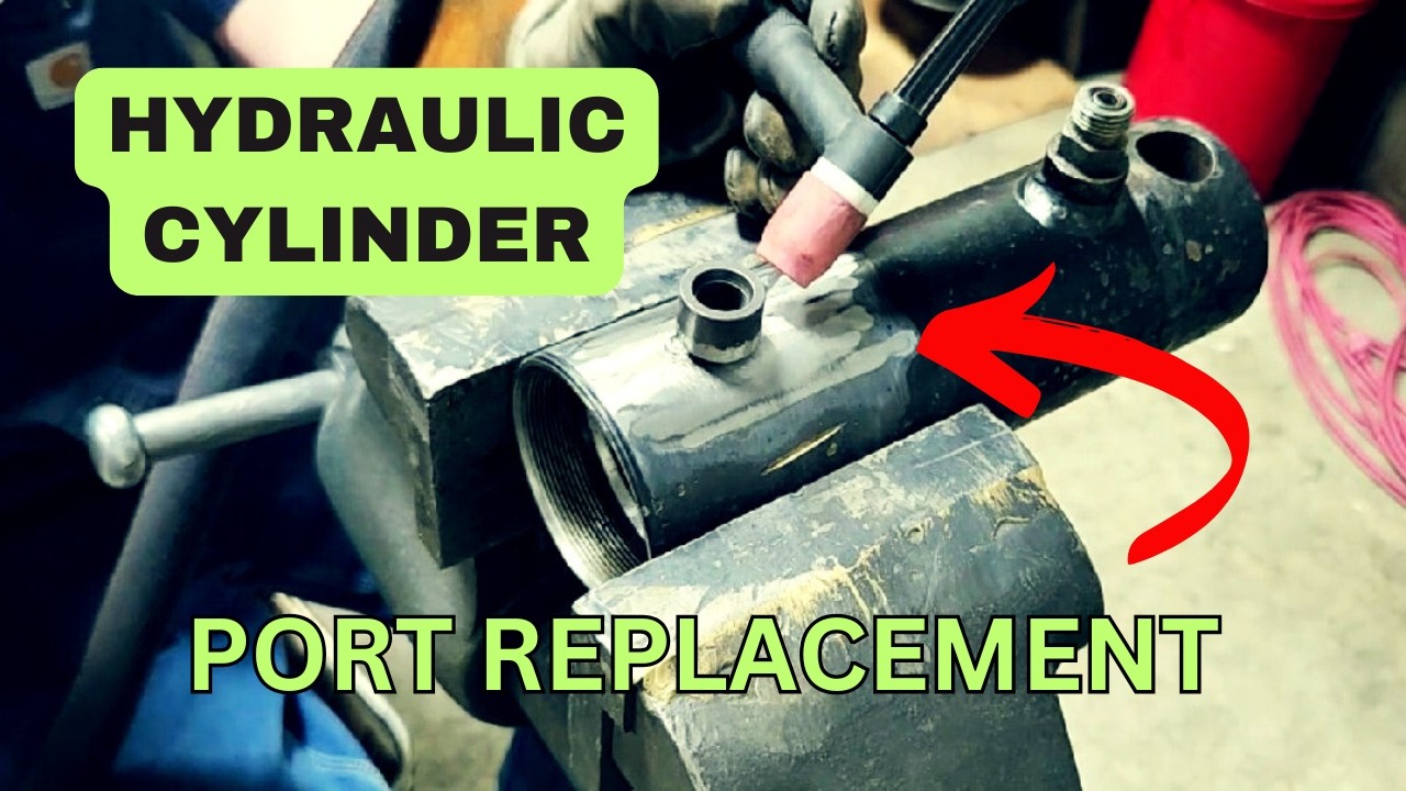 Hydraulic Cylinder Port Replacement