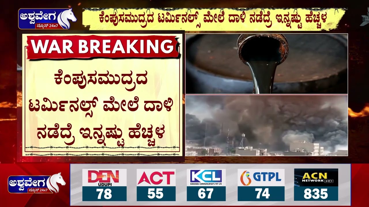 ಮುಂದೈತೆ ಮಾರಿ ಹಬ್ಬ! - ಕಚ್ಚಾತೈಲದ ಬೆಲೆ 180 ಡಾಲರ್‌ಗೆ ಜಂಪ್ | Gulf War Turns Into Oil War - Ashwavega News