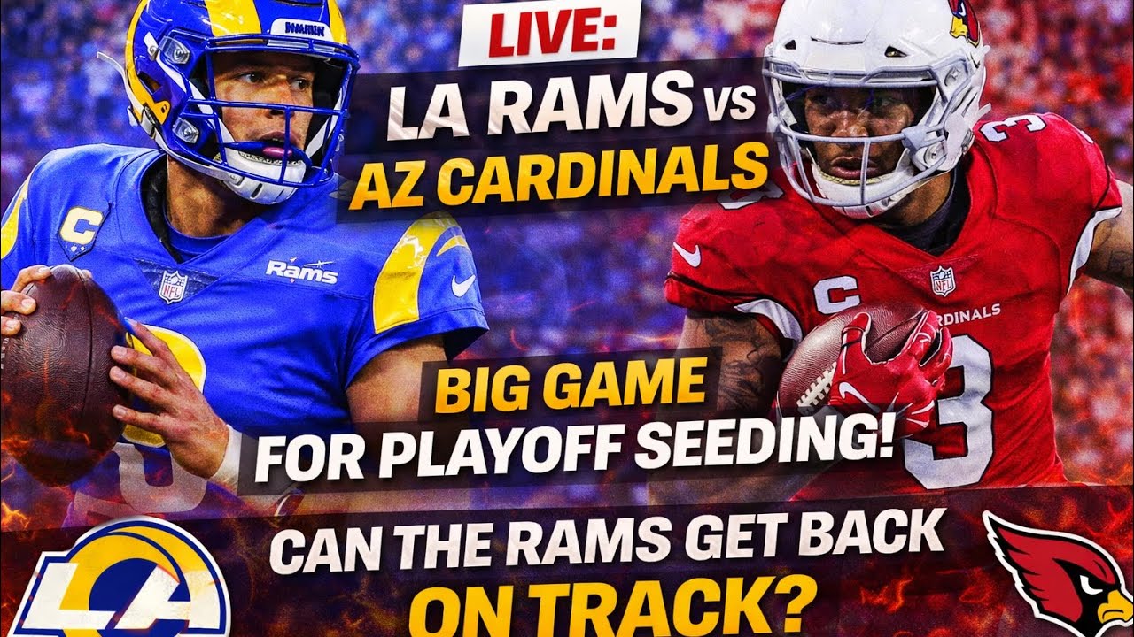 LIVE: LA Rams vs AZ Cardinals| Can the Rams Get Back on Track 📱