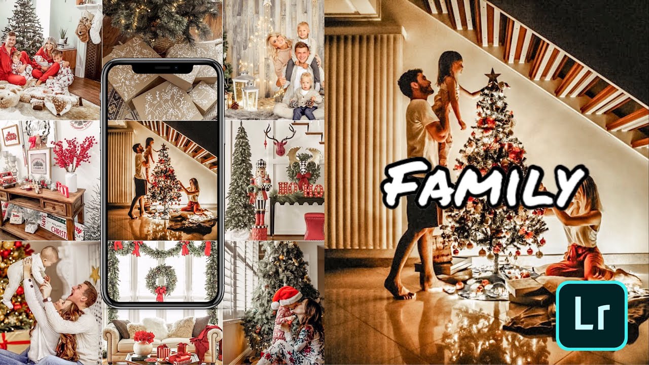 Christmas Lightroom Preset – Warm Festive Glow for Holiday Vibes