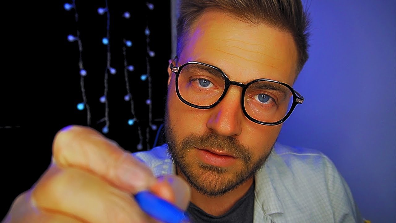 ASMR Fast ear cleaning with testing exam