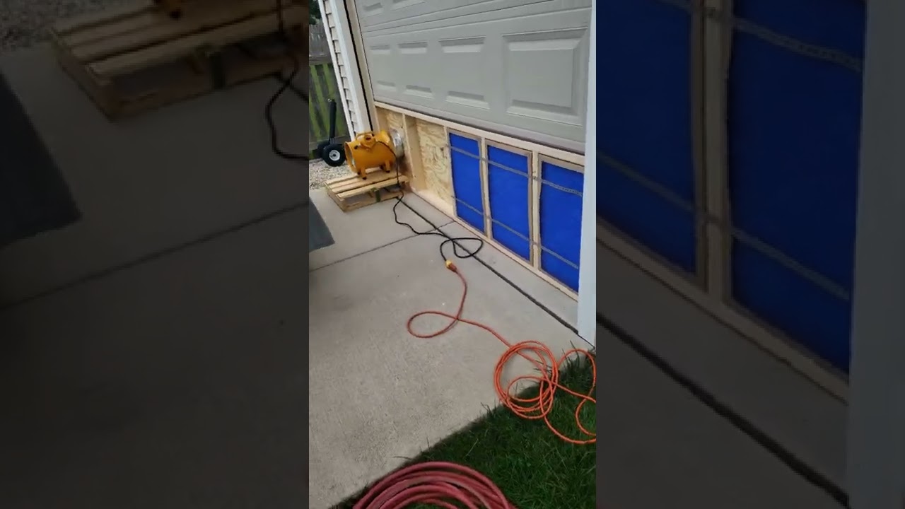 How to make a DIY paintbooth in your garage with custom filtration part 2