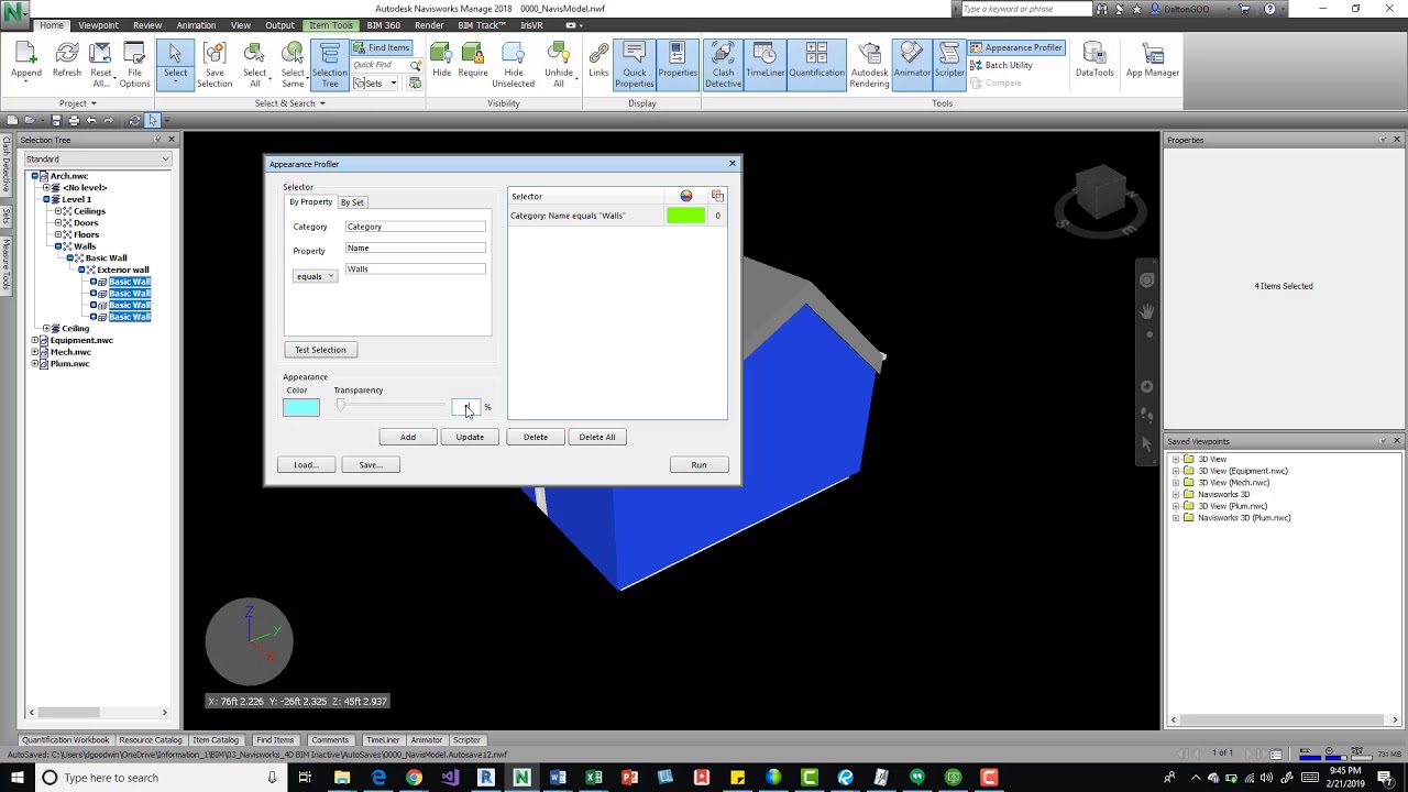 Navisworks Appearance Profiler