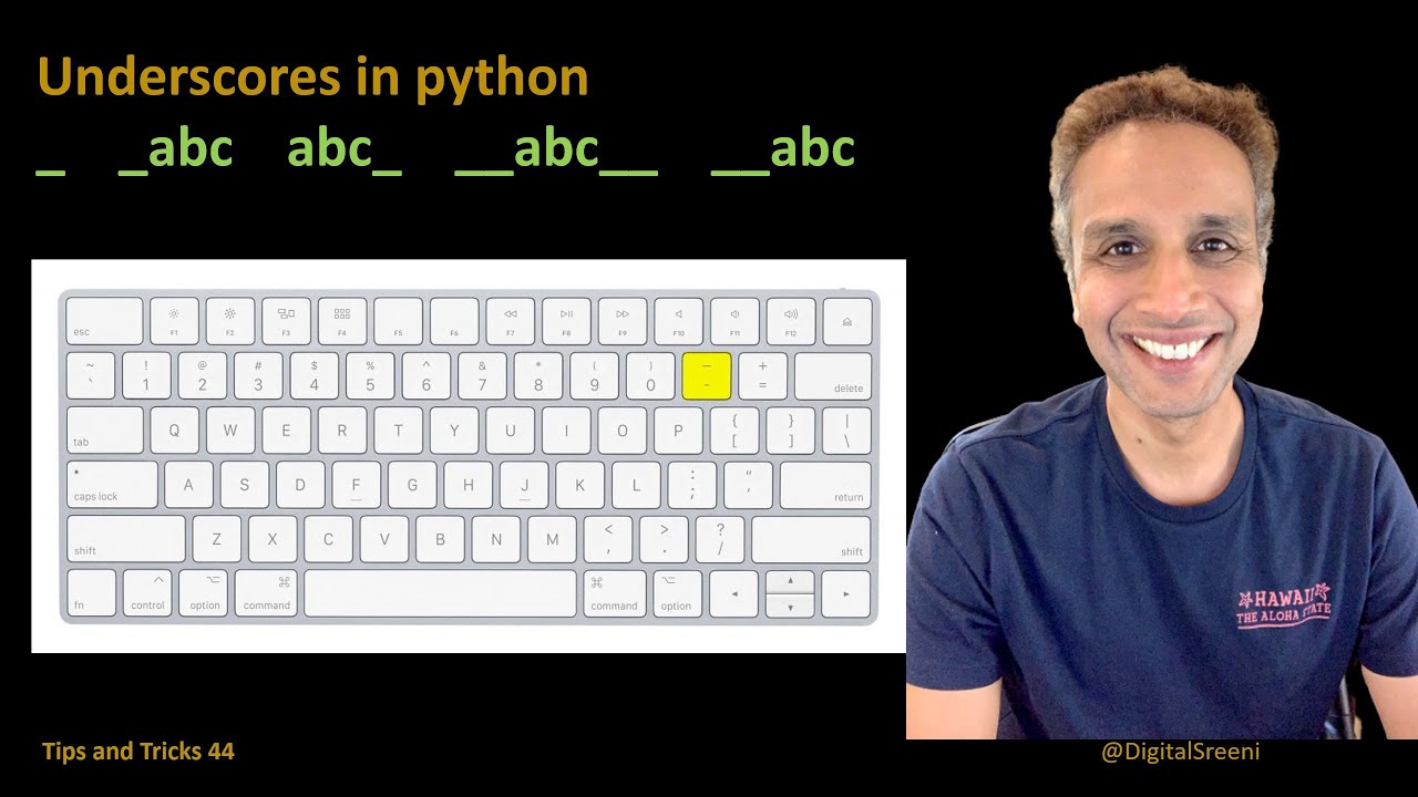 What are various underscores used in python​?