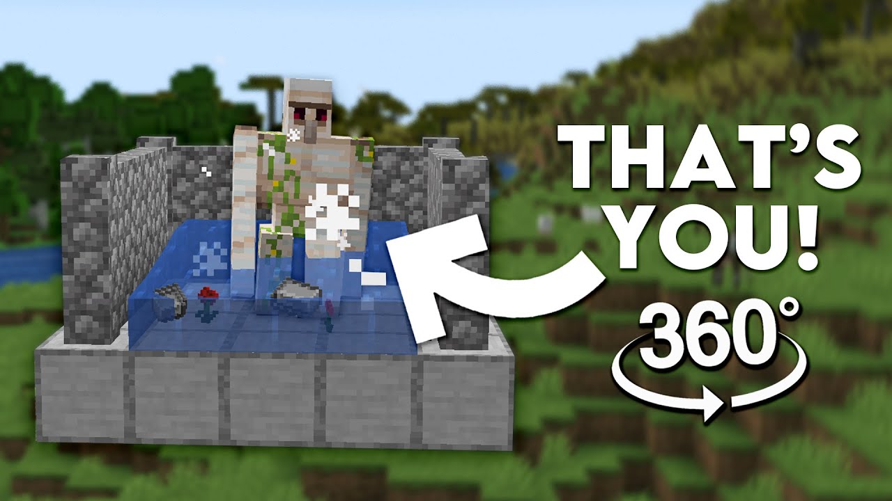 Minecraft but You&rsquo;re an Iron Golem in my Iron Farm&hellip;