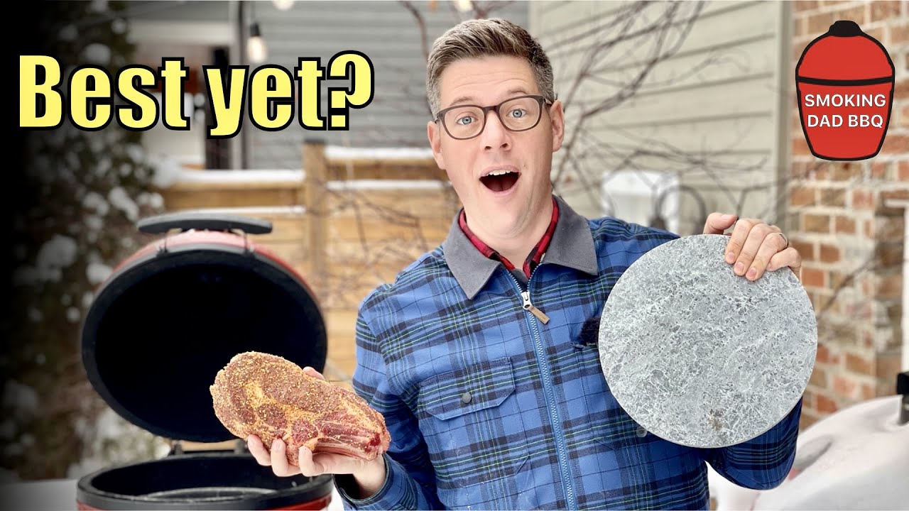 Как получить ИДЕАЛЬНЫЙ стейк рибай методом обратной обжарки на НОВОМ Soapstone для Kamado Joe Jr.