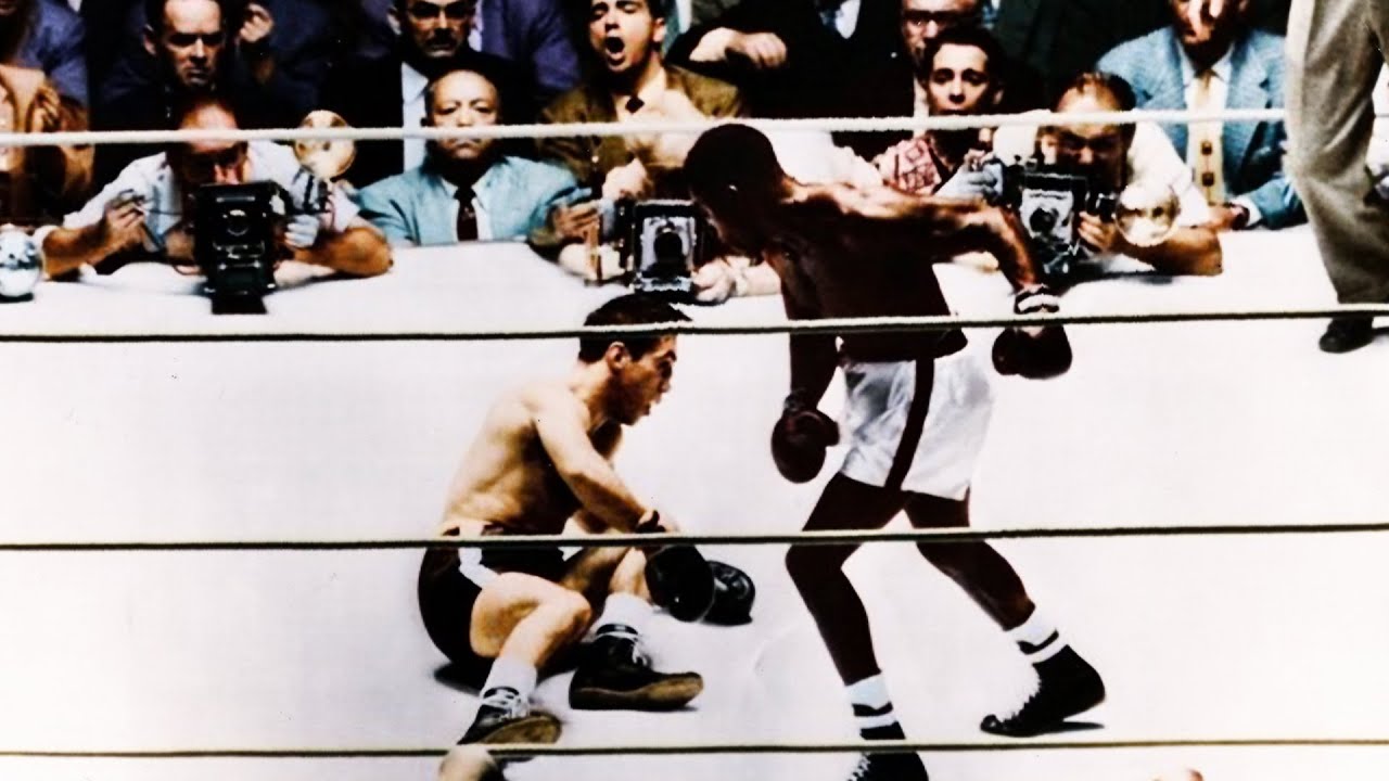 Jimmy Carter vs Paddy De Marco 2 - (17.11.1954) Highlights Colorized