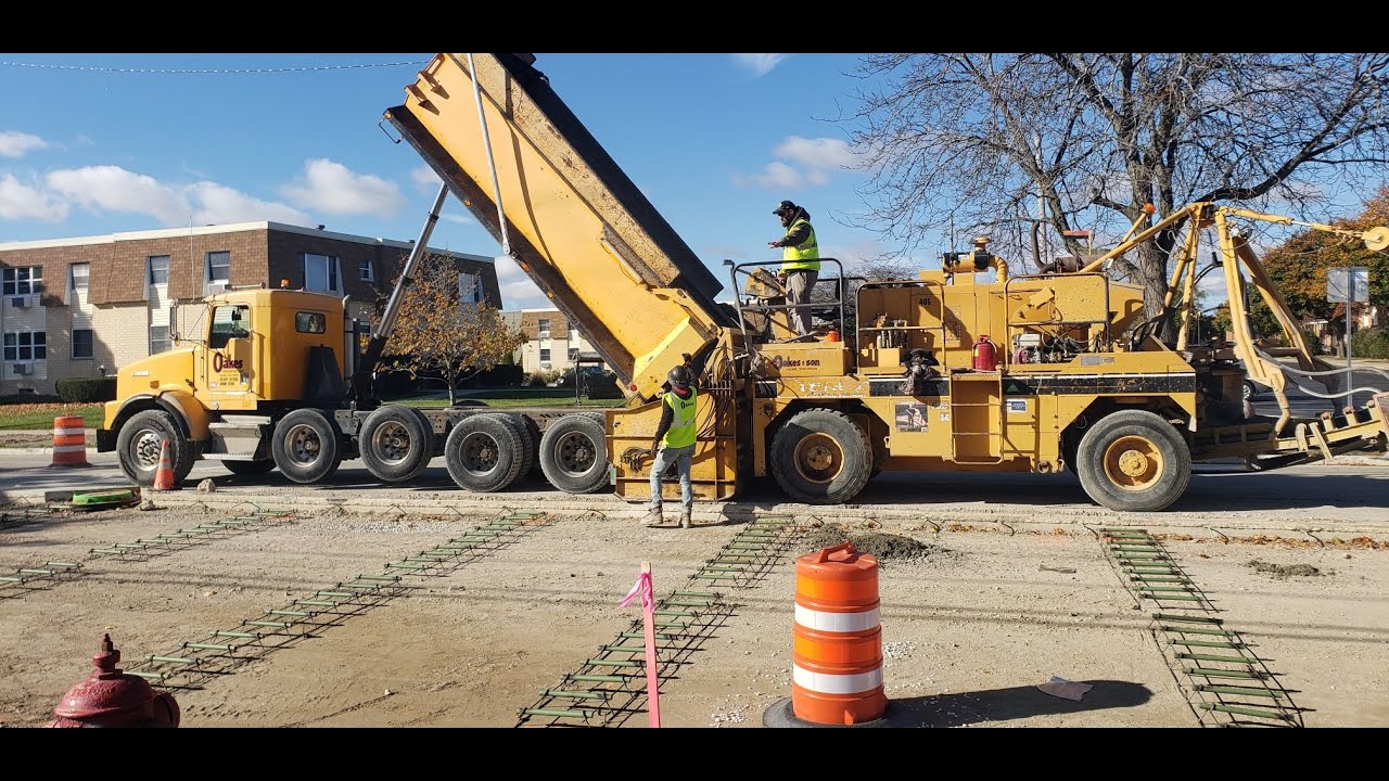 Concrete Flatwork in a new Warehouse + City Road Construction in Kenosha