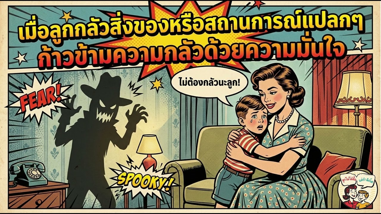 เมื่อลูกกลัวสิ่งของหรือสถานการณ์แปลกๆ ก้าวข้ามความกลัวด้วยความมั่นใจ | ลูกไม่ได้ดื้อ แค่กำลังโต