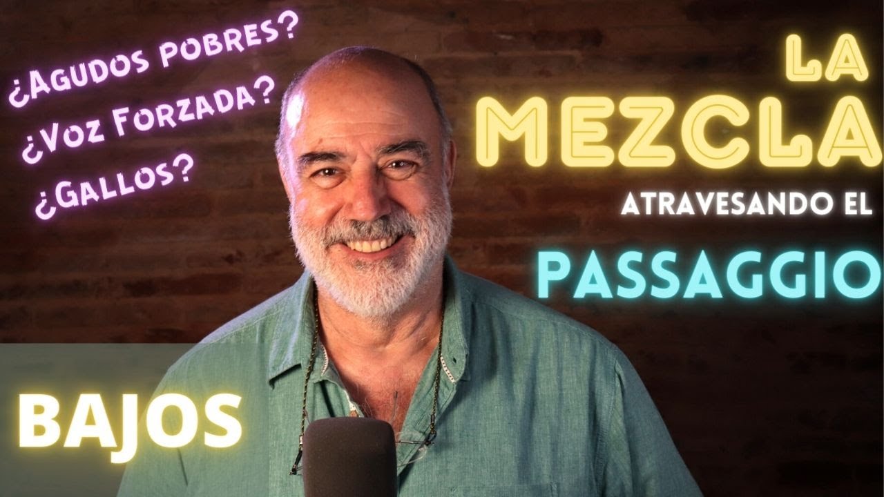 PASSAGGIO y MEZCLA para BAJOS  | Ejercicios prácticos | Cantar SIN ESFUERZO notas difíciles