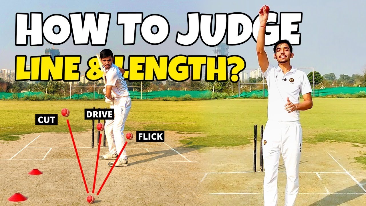 HOW TO JUDGE LINE AND LENGTH OF CRICKET BALL | DRILLS AND TIPS