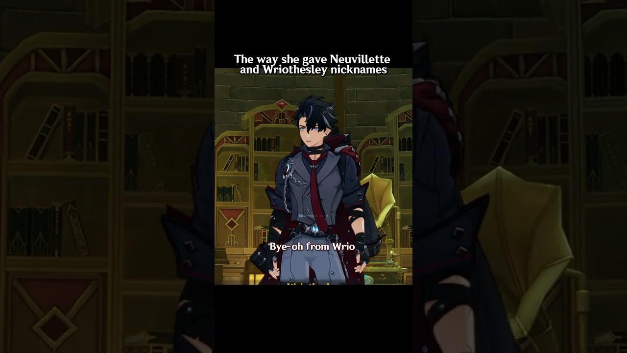 both of them being girls dad #genshinimpact #neuvilette #wriothesley  #fyp #shorts #genshin