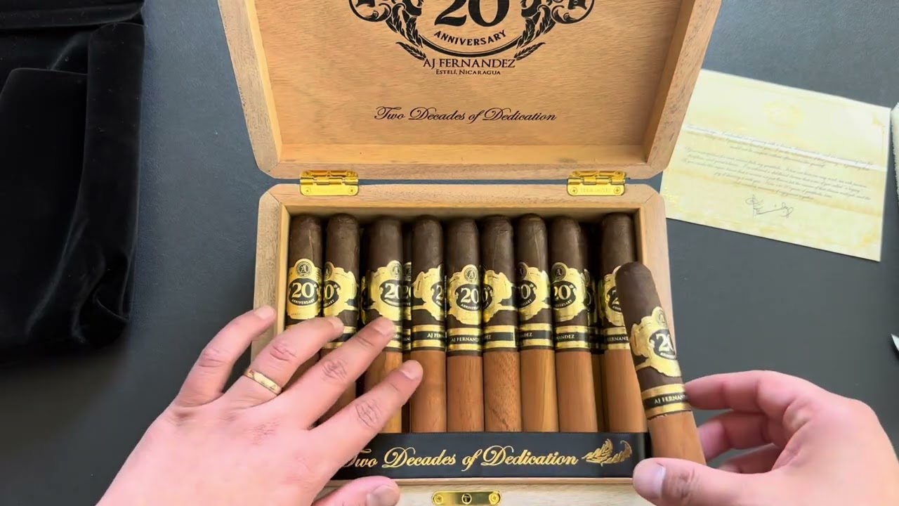AJ Fernandez 20th Anniversary Cigar Unboxing