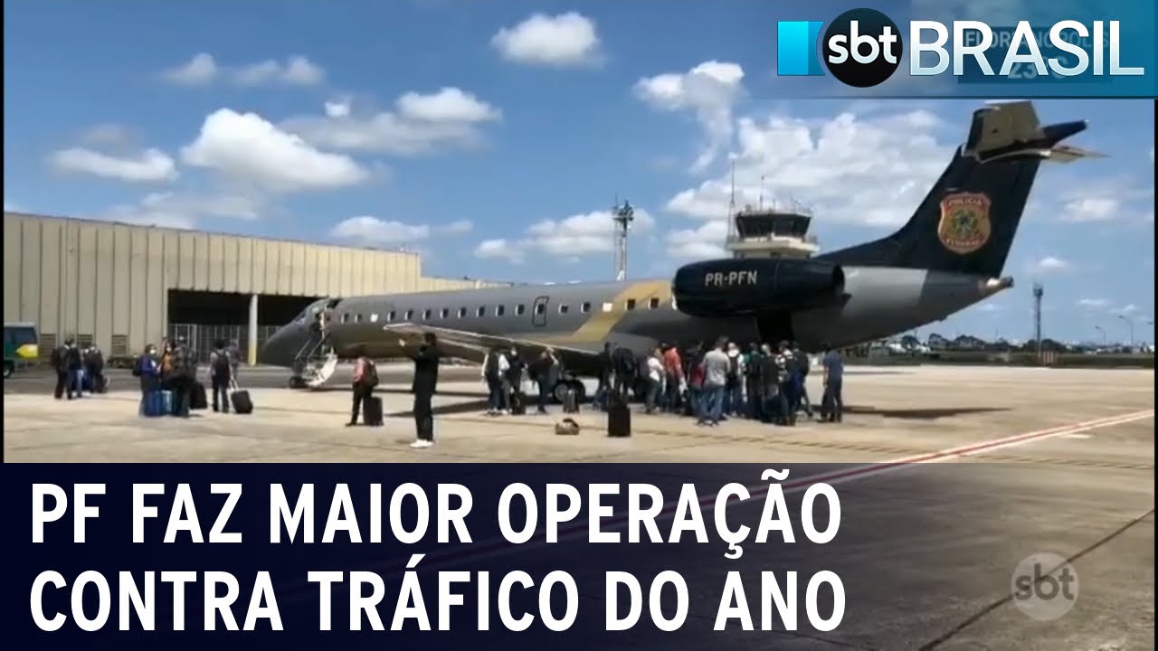 Polícia Federal faz maior operação contra tráfico internacional de 2020 | SBT Brasil (23/11/20)