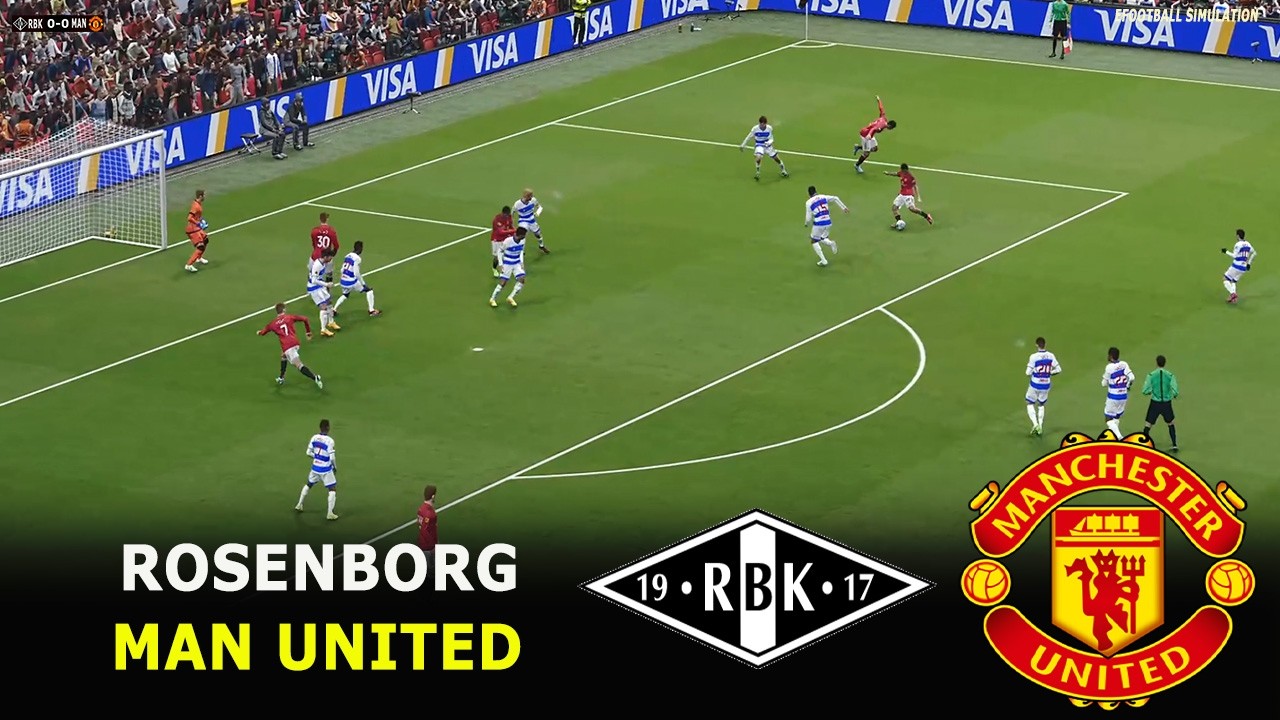 🔴LIVE - Rosenborg vs Man United | Club Friendly 2026 | eFootball PES21 Game Video Simulation