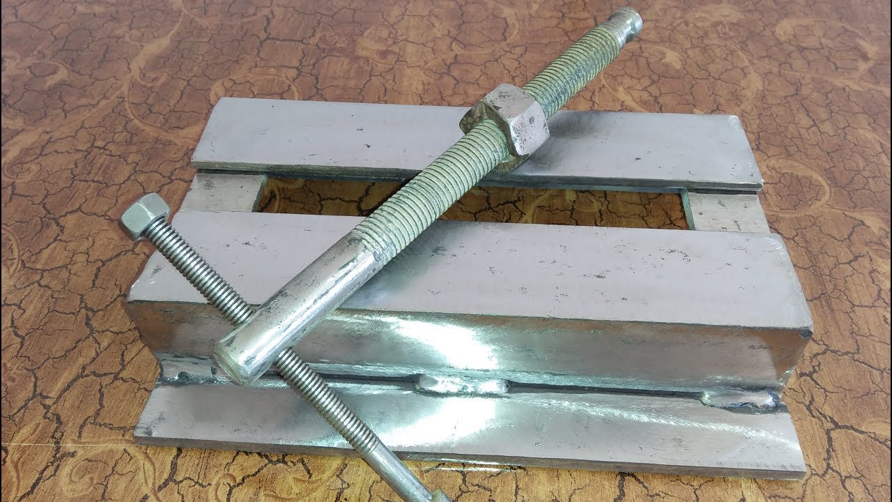 how to Make Metal Mini Drill Vise DIY HomeMade Tools Ideas