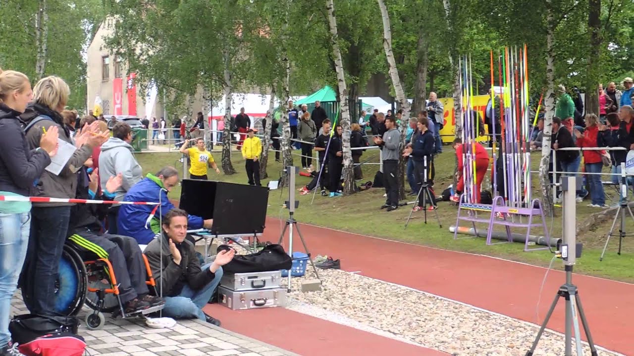 Kim Amb /Javelin Throw - 81.65m in competition in Halle 2013