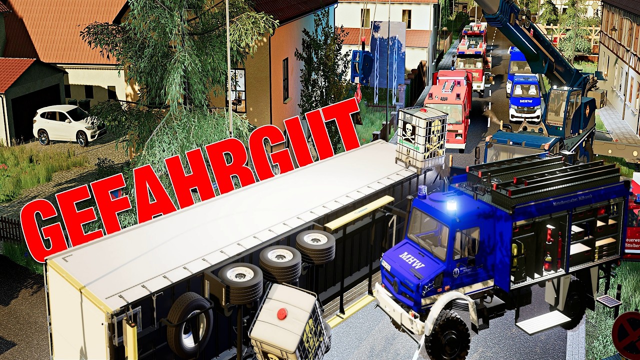 LS22 - 🚒 Riesiger Gefahrgut-Einsatz! Feuerwehr & THW im Großeinsatz