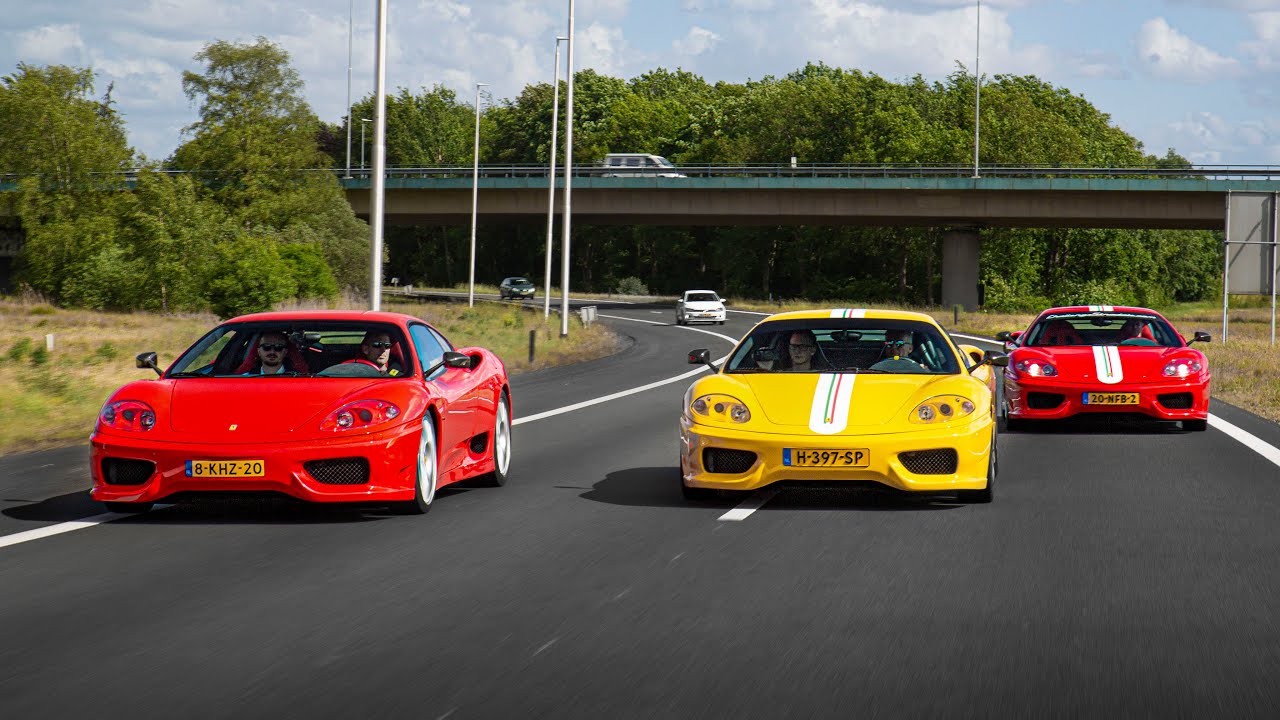 3x Ferrari Challenge Stradale PURE SOUND! Tunnel, Rev Battle, Accelerations! Best Ferrari Sound Ever